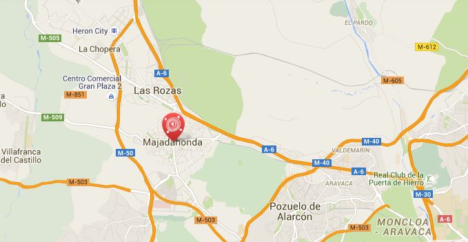 mapa majadahonda